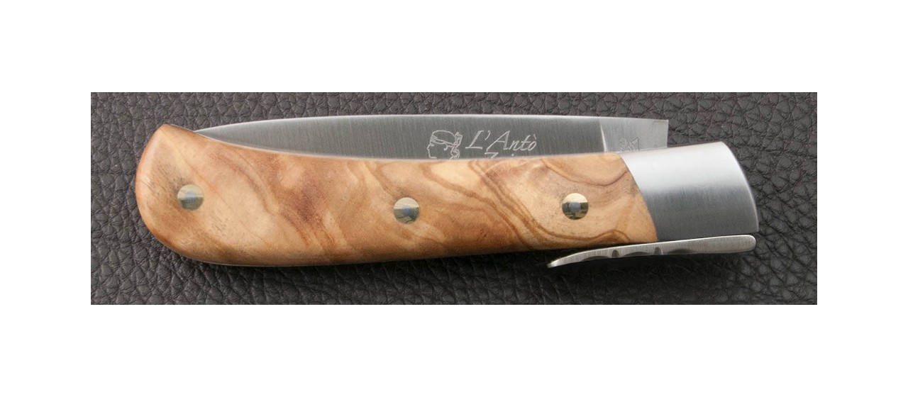 Corsican folding knife L' Antò Classic Range Olivewood