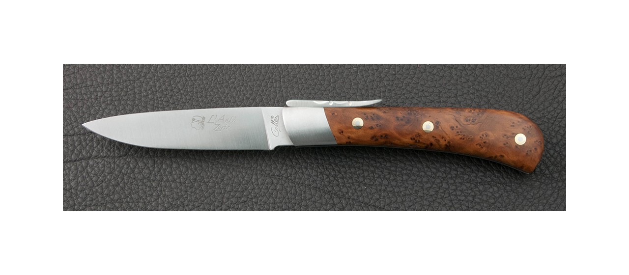 Corsican knife Thuya burl