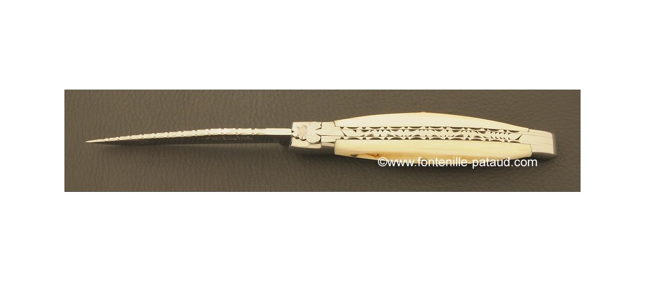 Warthog ivory laguiole knife 