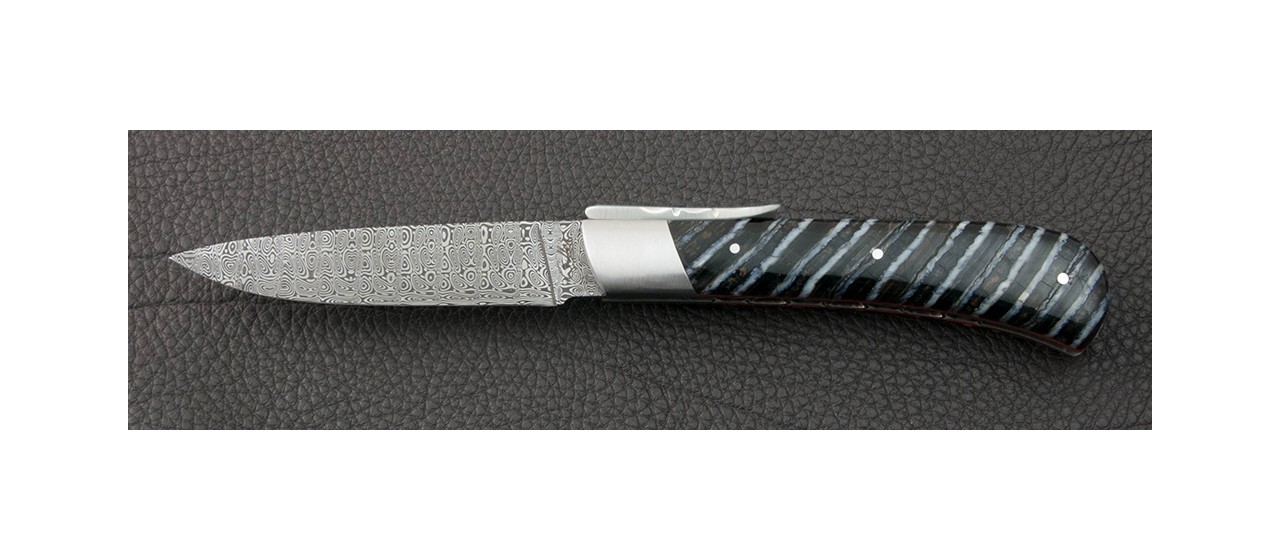 corsican knife damascus blade