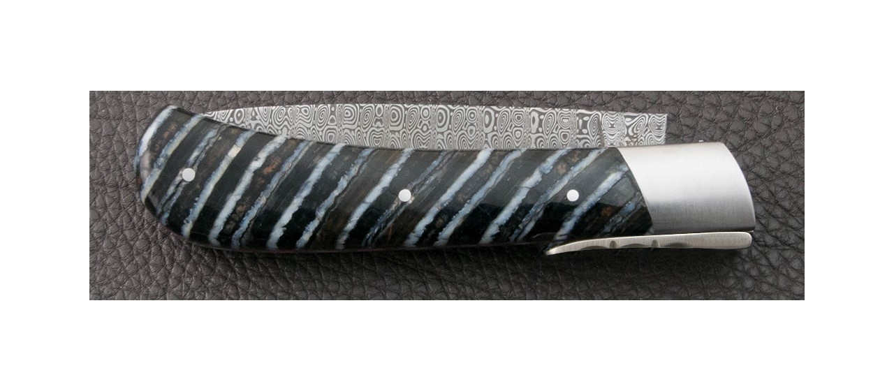 corsican knife damascus blade
