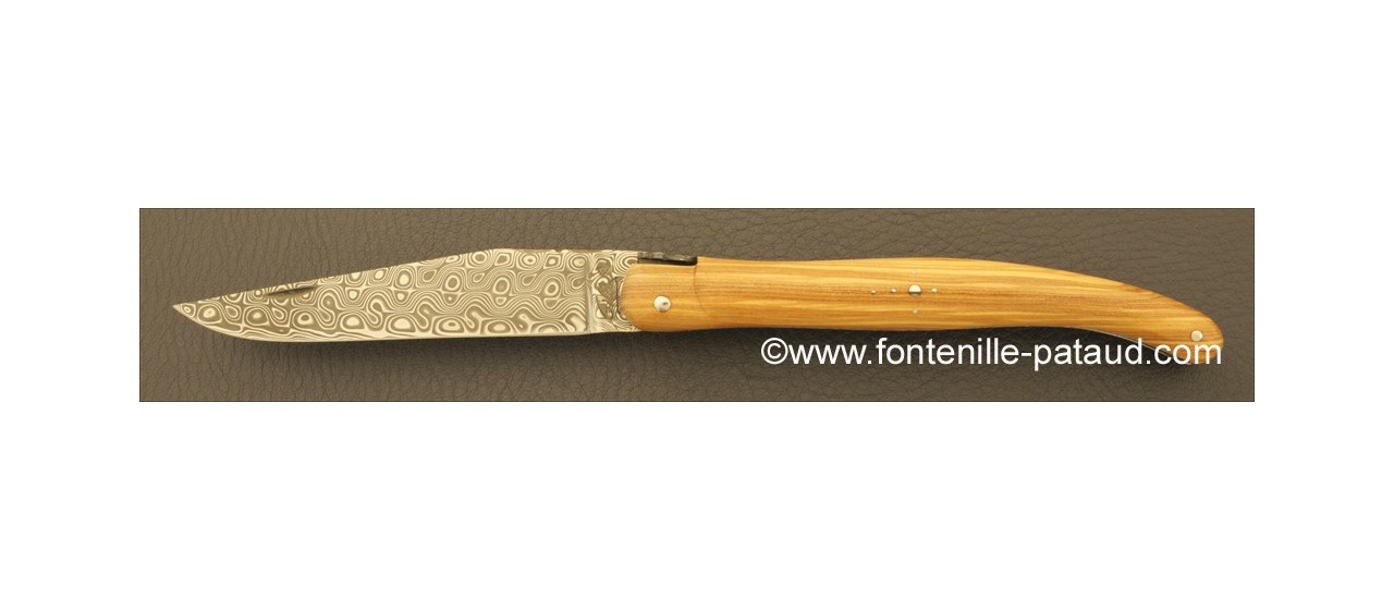 Laguiole knife with olivewood handle from france