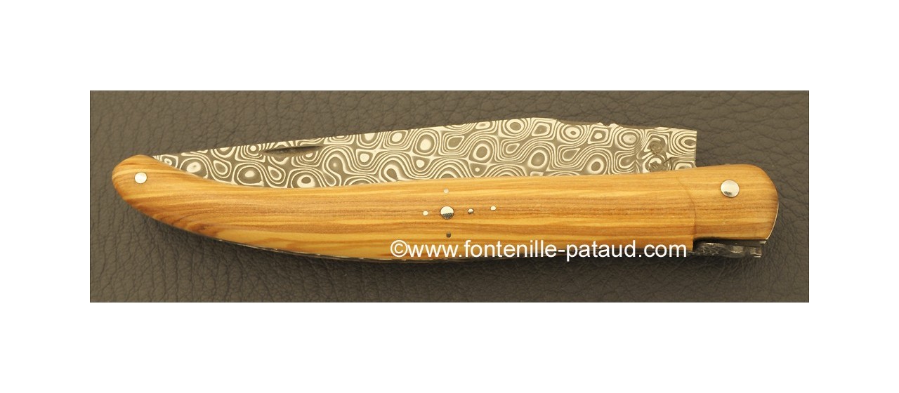 Laguiole knife with olivewood handle from france