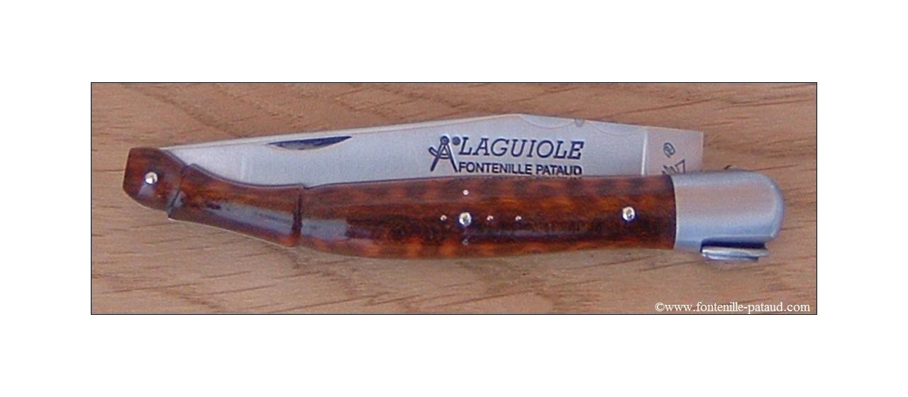 Collectors laguiole knife snakewood handle