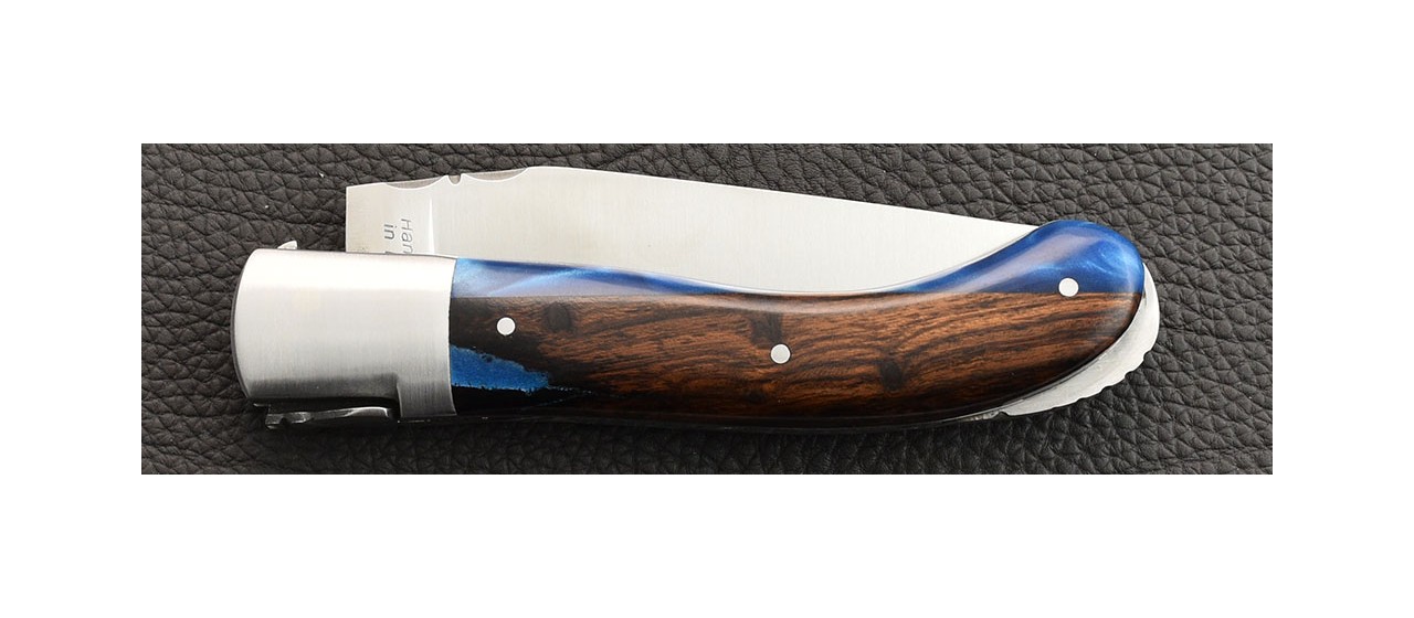 Couteau pliant Laguiole Sport bois de fer et résine
