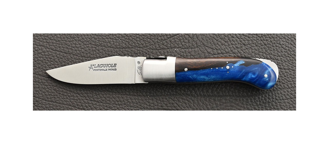 Laguiole Knife Gentleman Classic Range ironwood and epoxy resin