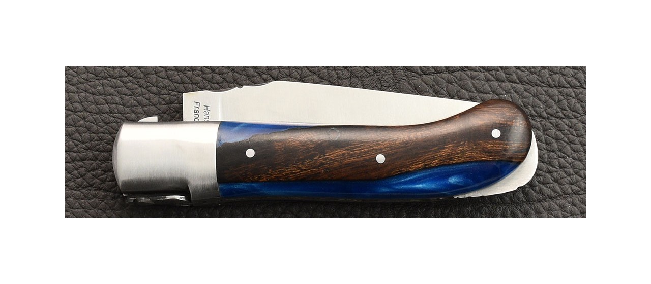 Laguiole Knife Gentleman Classic Range ironwood and epoxy resin