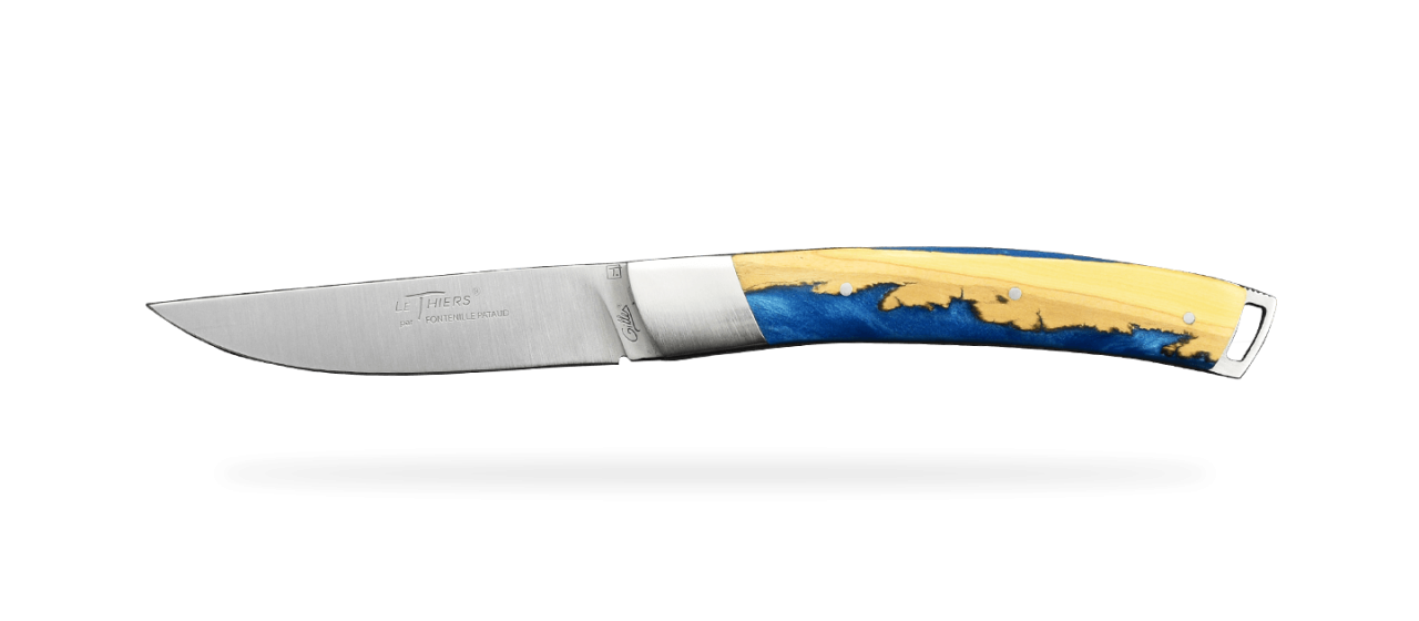 Couteau Le Thiers® Nature Hybride Buis fabrication artisanale en France