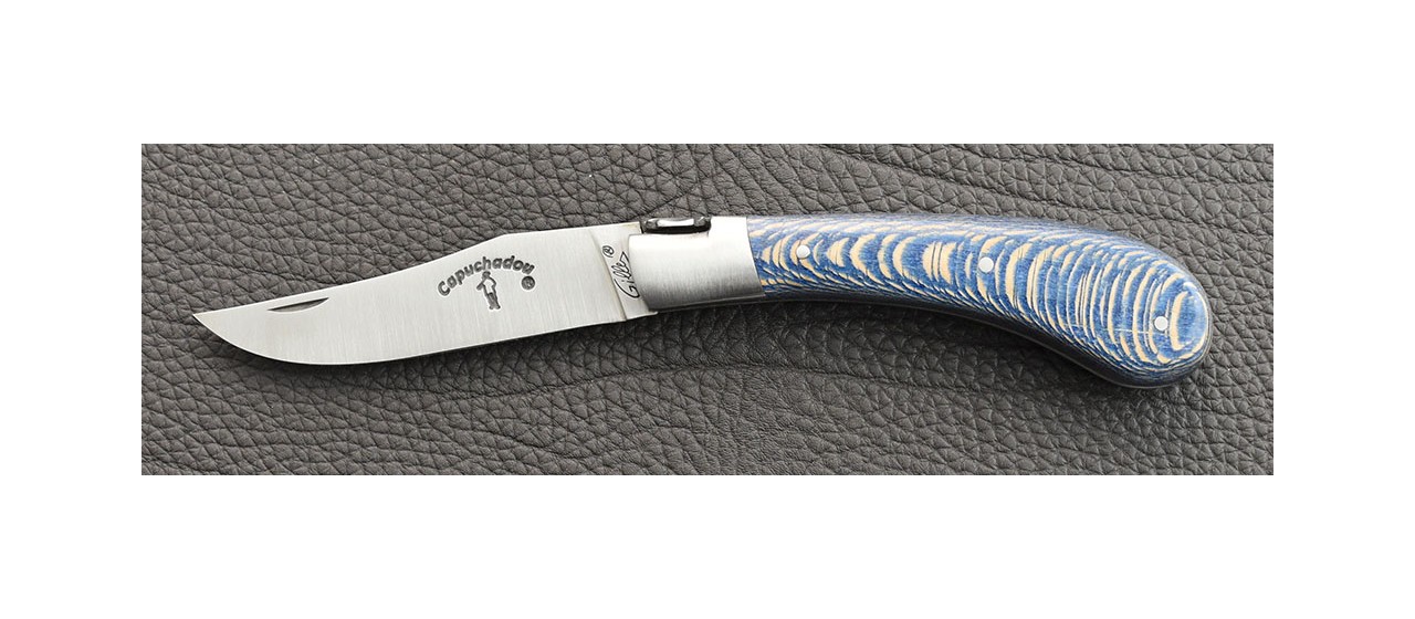 "Le Capuchadou" 10 cm hand made knife, old laguiole knife