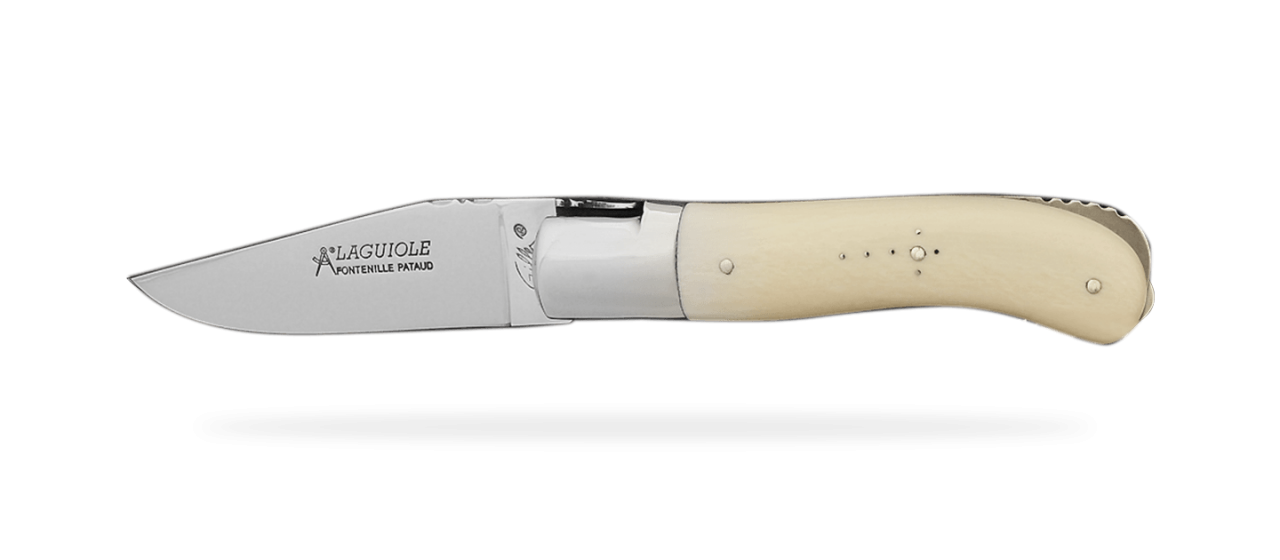 Laguiole Gentleman Classique Ivoire de mammouth blanc