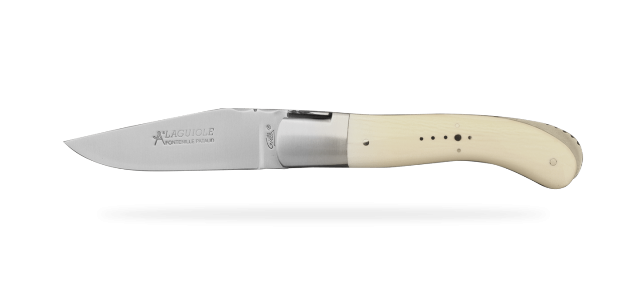 Laguiole Sport knife White Mammoth ivory