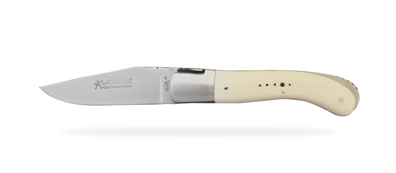 Laguiole Sport Classique Ivoire de mammouth blanc