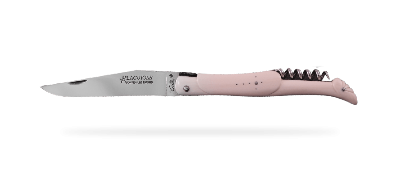Laguiole Traditionnel 12 cm Collection Picnic Ivoire de mammouth blanc