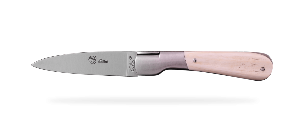 Pialincu Corse Classique Ivoire de mammouth blanc