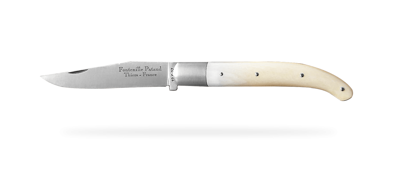 Basque knife White Mammoth ivory