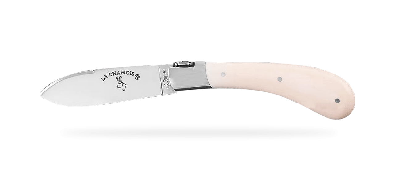 Le Chamois® 10 cm Classique Ivoire de mammouth blanc