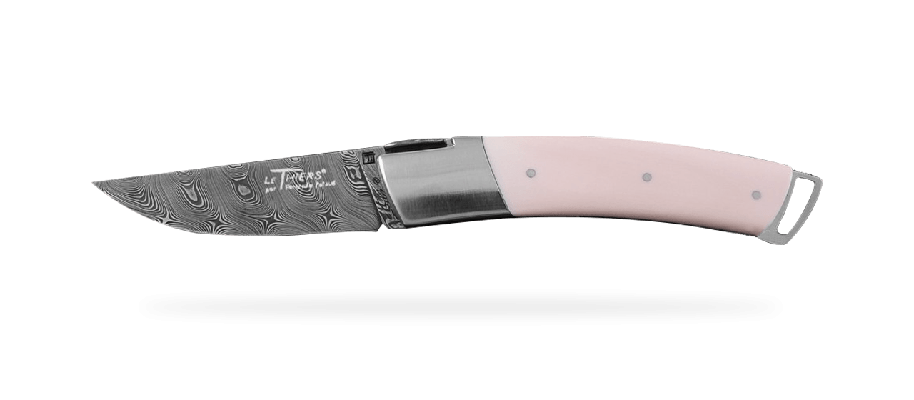 Le Thiers® Gentleman Damas Guilloché Ivoire de mammouth blanc