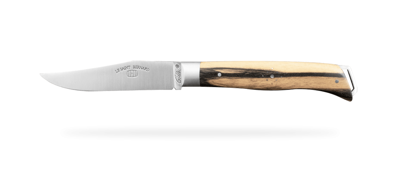 Couteau Le Saint-Bernard 11 cm Classique Ébène royal de fabrication française