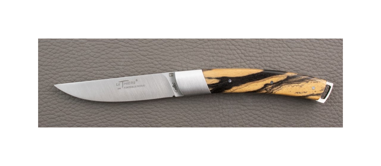 Le Thiers® Nature Royal ebony knife handmade in France