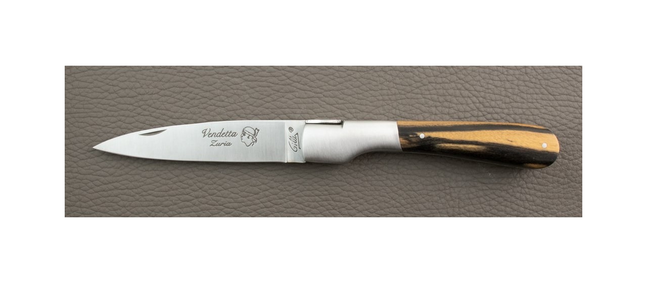 Corsican Vendetta knife Traditional Range Royal ebony