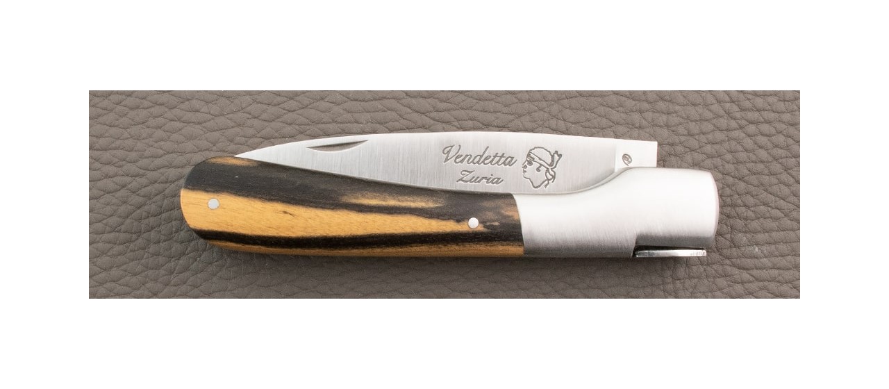 Corsican Vendetta knife Traditional Range Royal ebony