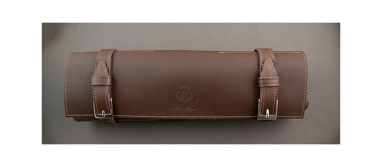 Trousse de collection en cuir