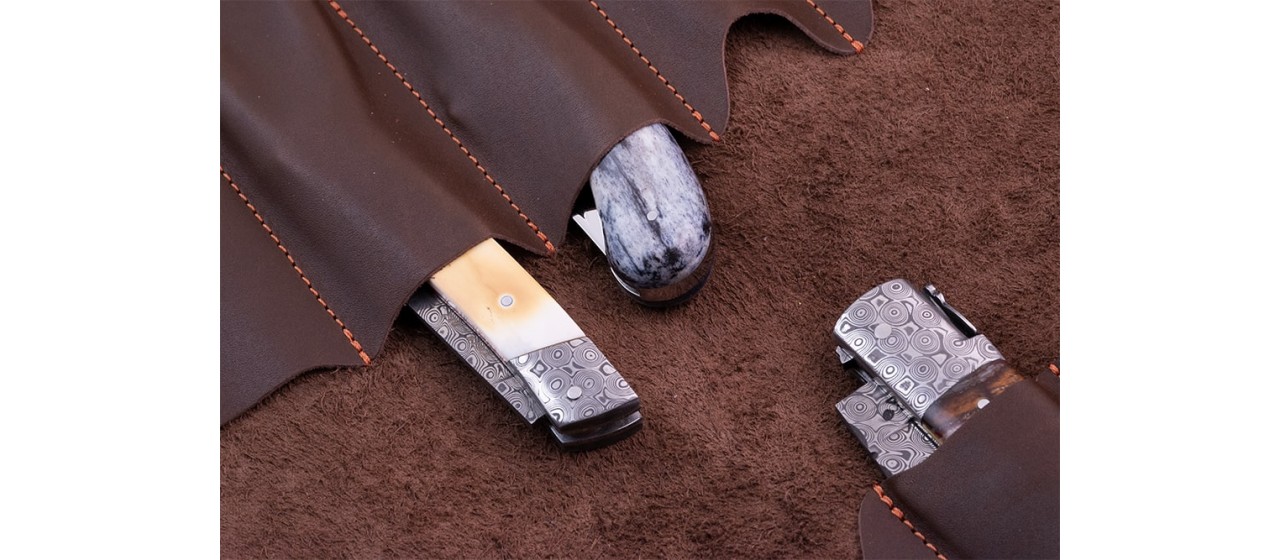 Trousse de collection en cuir