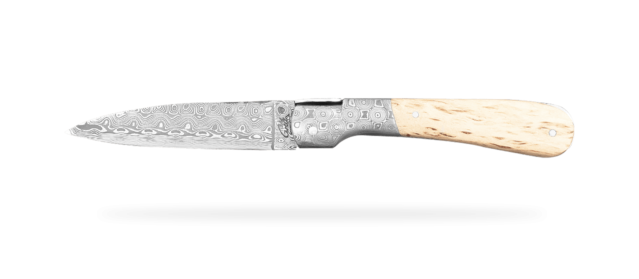 Corsican Pialincu Guilloché Damascus range Curly birch