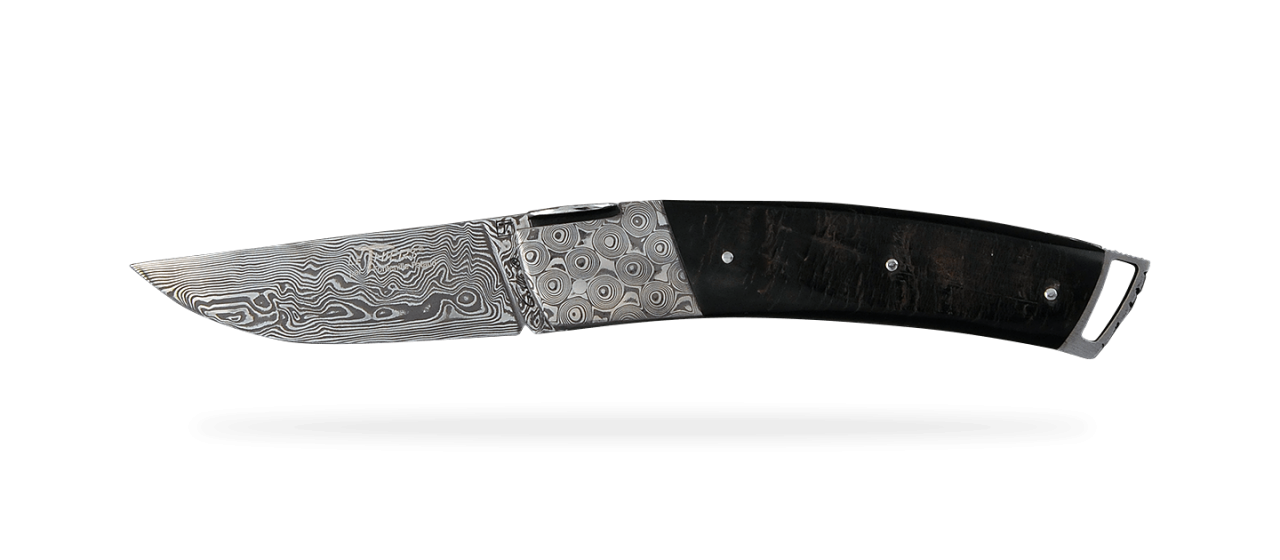 Le Thiers® Gentleman Damascus Buffalo bark, delicate file work