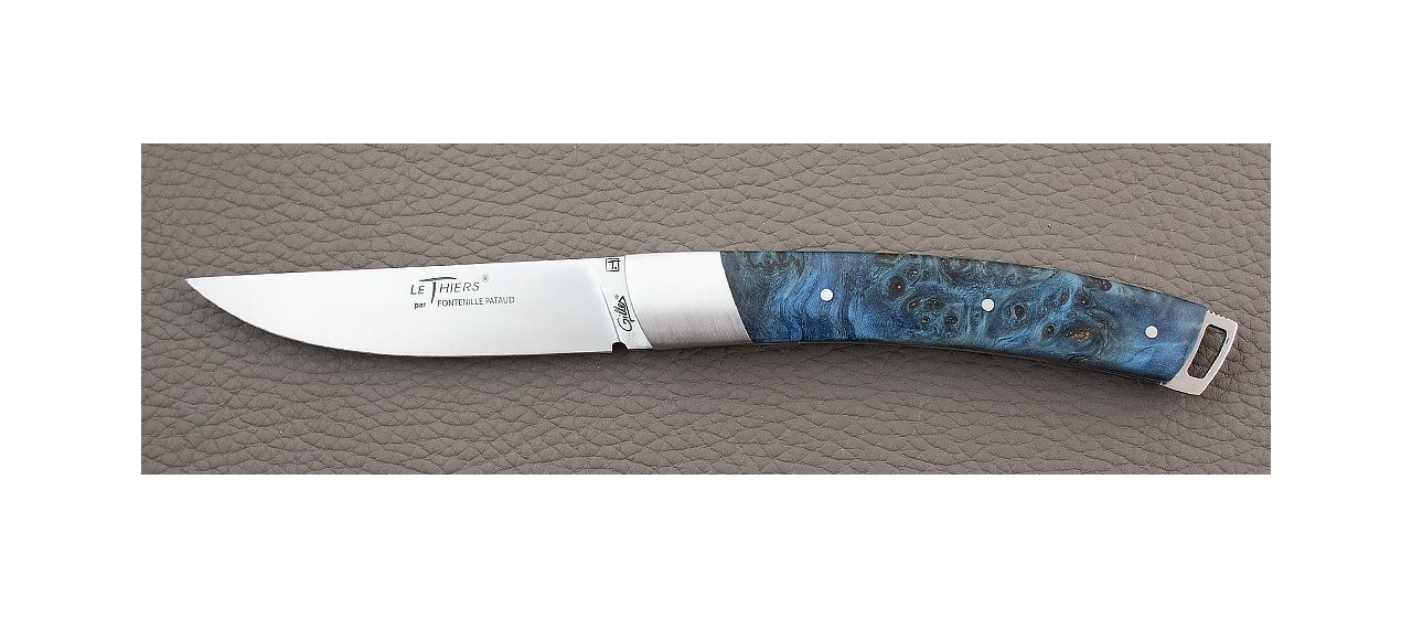 couteau artisanal Le Thiers® Nature Bleu