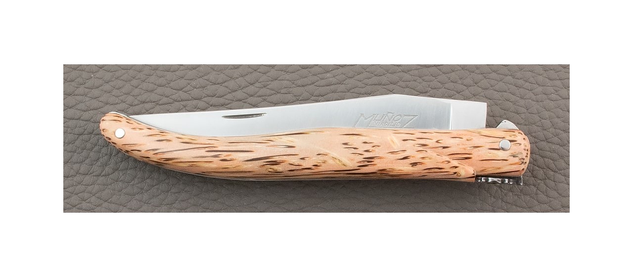 Laguiole Flower Full Handle Palm Tree 12 cm knife,  Virgilio Muñoz