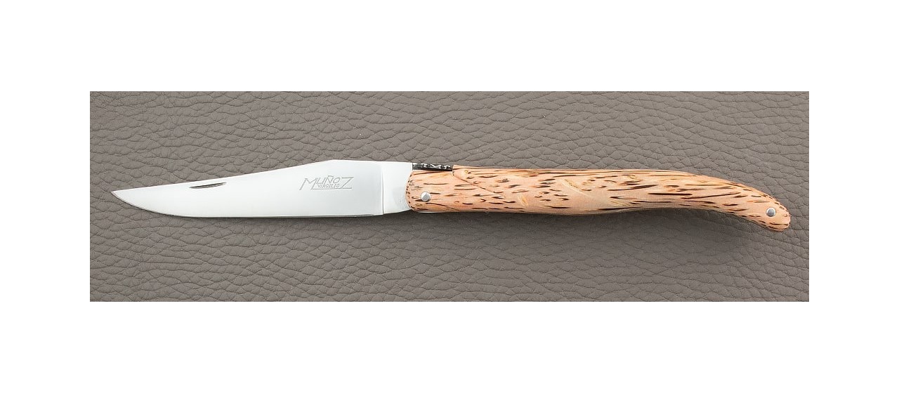 Laguiole Flower Full Handle Palm Tree 12 cm knife,  Virgilio Muñoz