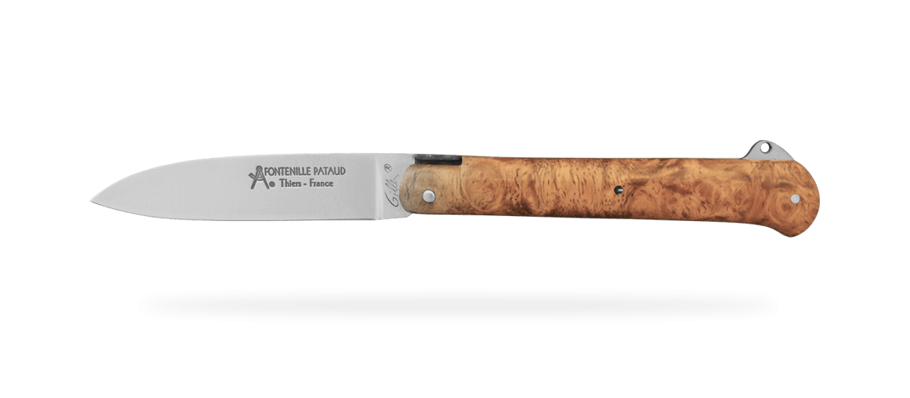 Yssingeaux Shepherd's Knife Classic Range Full handle Stabilized poplar burl