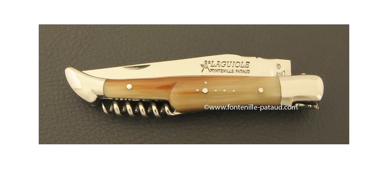 Laguiole Knife Picnic Classic Range Real horn tip