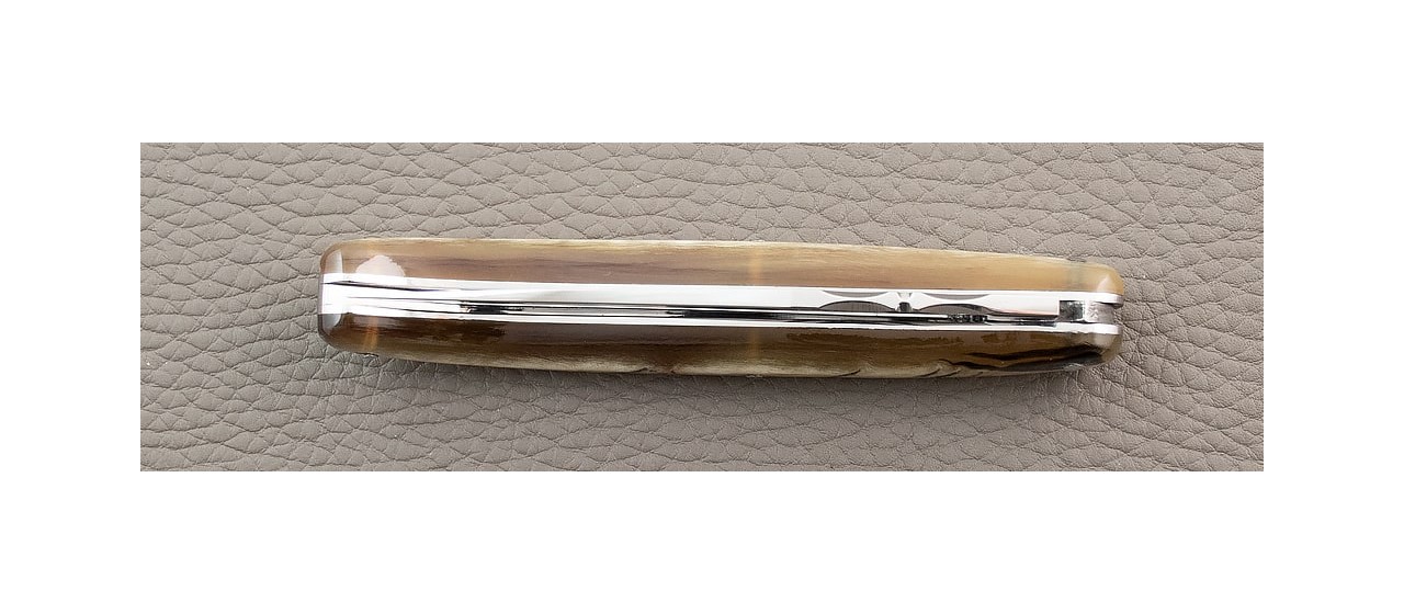 Couteau Laguiole Traditionnel 11 cm Classique Plein Manche Bélier