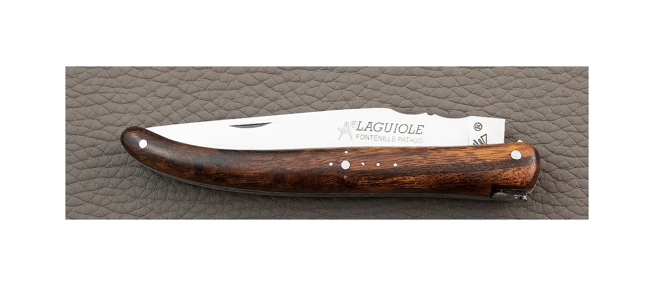 Laguiole Knife Traditional 11 cm Classic Range Full Handle Ironwood made in France