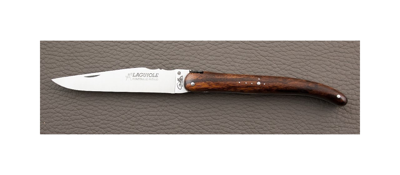 Laguiole Knife Traditional 11 cm Classic Range Full Handle Ironwood made in France