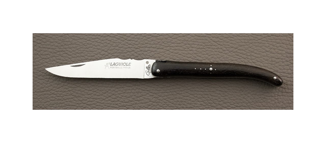 Laguiole Knife Traditional 11 cm Classic Range Full Handle Ebony made in France