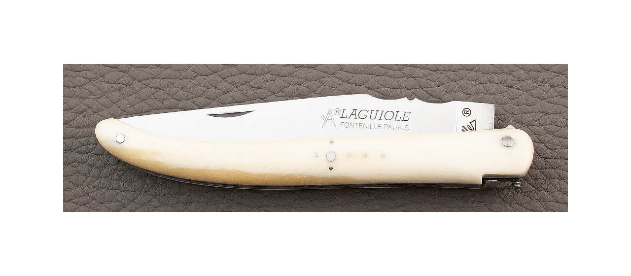 Laguiole Knife Traditional 11 cm Classic Range Full Handle Real bone made in France