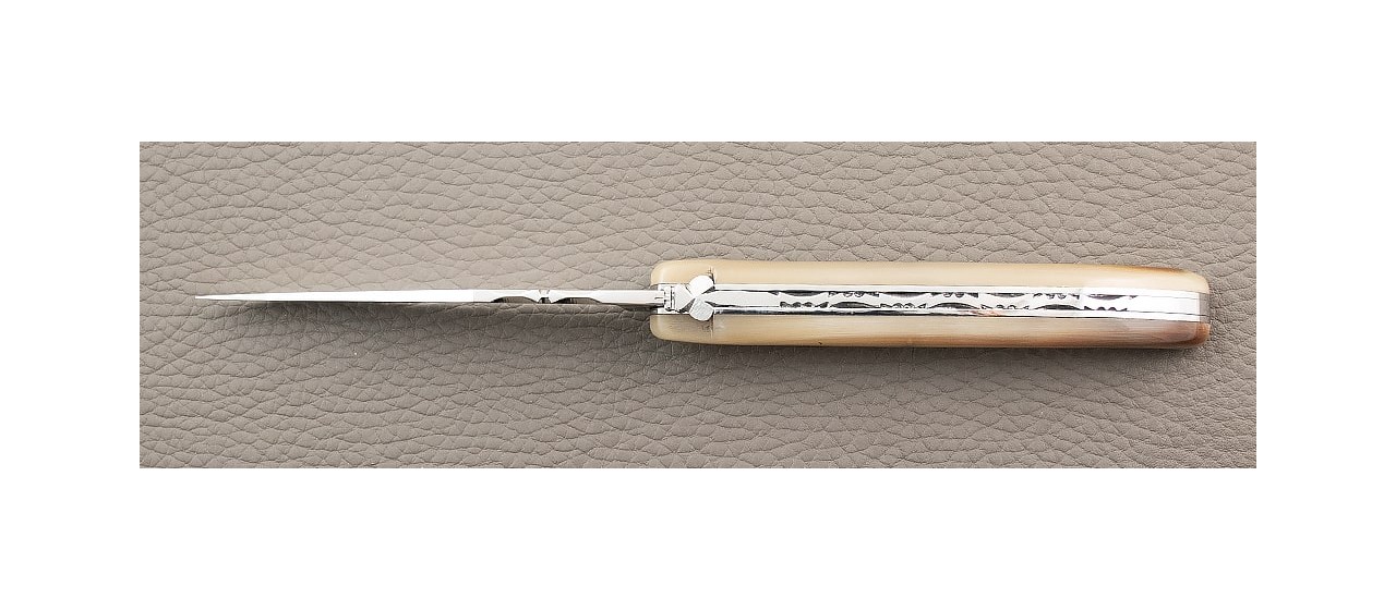 Laguiole Traditionnel 11 cm Classique Plein Manche Pointe de Corne