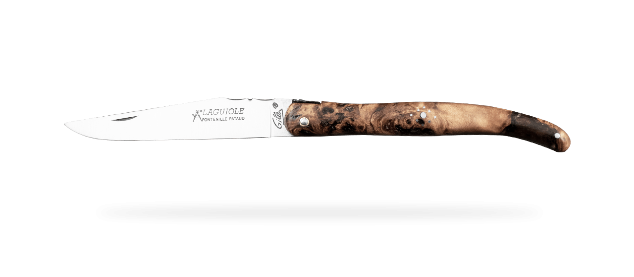 Laguiole Traditional 12 cm Old School Stabilized poplar burl