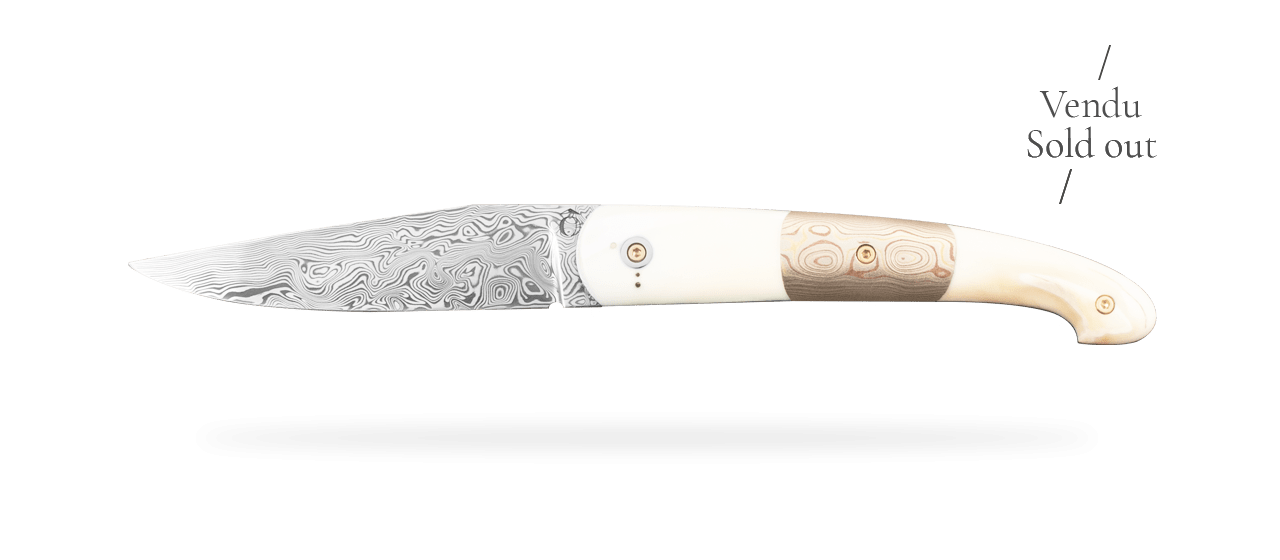 "The Passenger", Warthog ivory and Makume Gane by Pierre Thomas