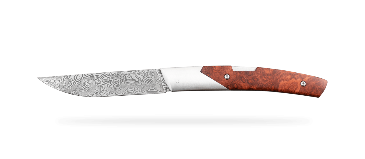 Le Thiers® Advance Damascus Amboyna burl