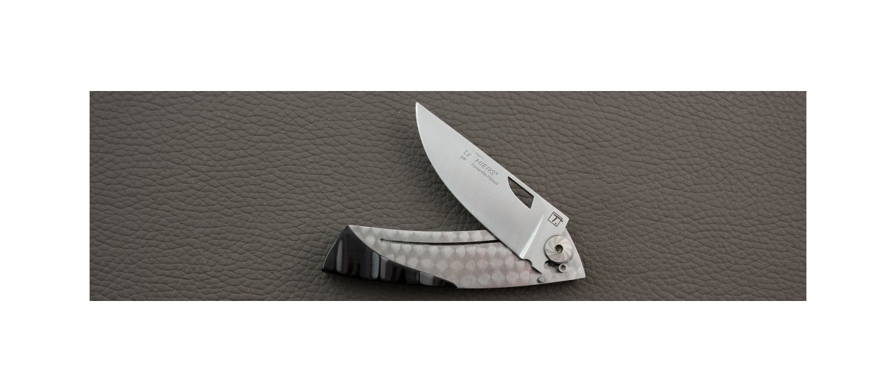 Le Thiers Knife Bamboo Range Black buffalo horn tip