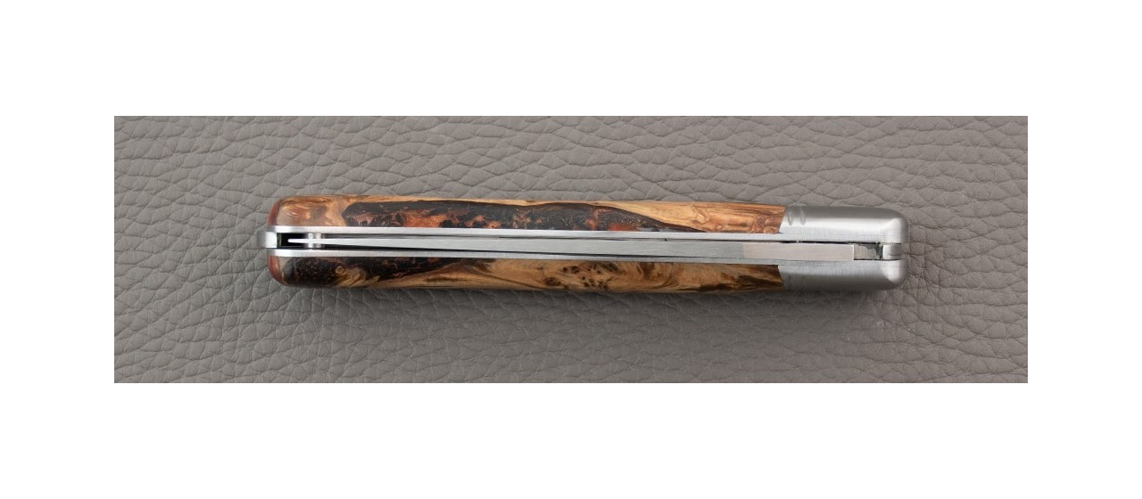 Laguiole Nature Classic Range Hybrid Juniper Burl knife made in France