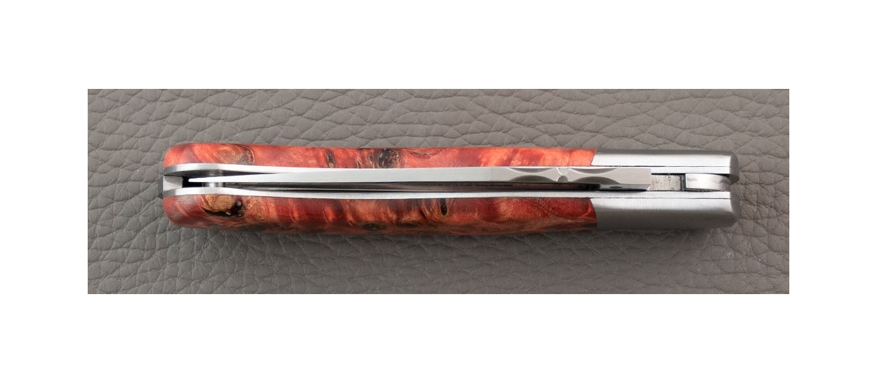 Laguiole Knife Gentleman Classic Range Red Poplar burl