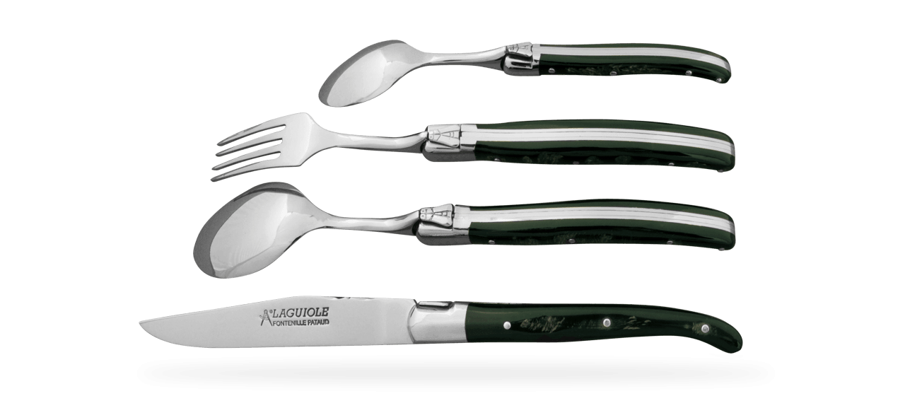 Laguiole flatware and knife