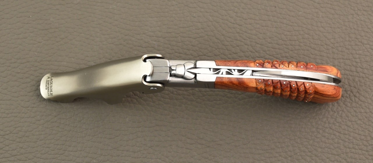 Laguiole Magnum corkscrew needles Rosewood