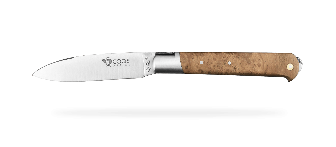 5 Coqs knife Classic Range Teak Burl