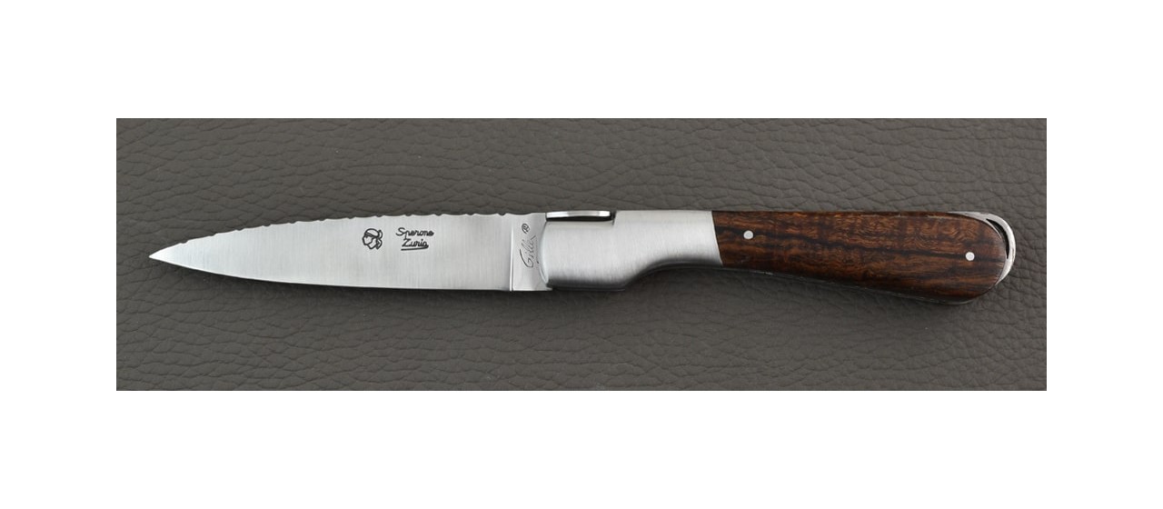 Couteau corse de qualité avec manche en bois de fer